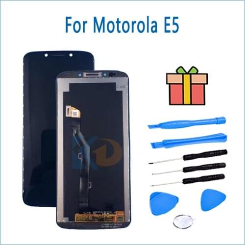 For Motorola moto E5 XT1944 LCD Display Touch Screen Digitizer Assembly Replacement Parts For Moto E5 LCD