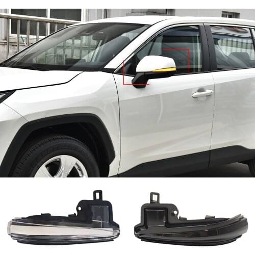 1 Set For Toyota Alphard Vellfire AH30 Tacoma 16-20 RAV4 19-21 Highlander 2020 Side Mirror LED Dynamic Turn Signal Light
