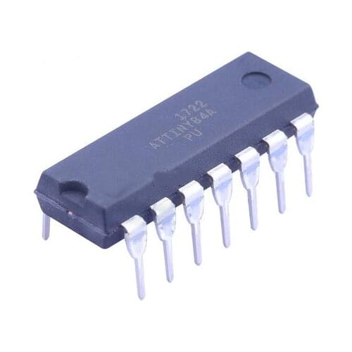 1PCS ATTINY84A-PU ATTINY84-20PU ATTINY84 ATTINY84-20 MCU 8BIT 8KB 14-DIP Best quality In Stock