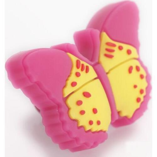 10PCS Pink yellow butterfly Child cartoon handle suitable for drawers and doors