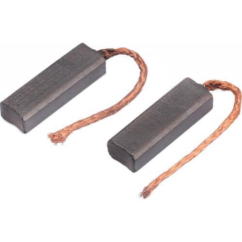 10pcs Conductive Copper Carbon Brushes Wire Leads 4.5*6.5*20mm for Generator Generic Electric Motor Durable Mini Carbon Brush