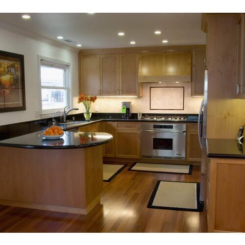 2017 hot sales good quanlity retail wholesales traditional solid wood kitchen cabinets oak color S1606069