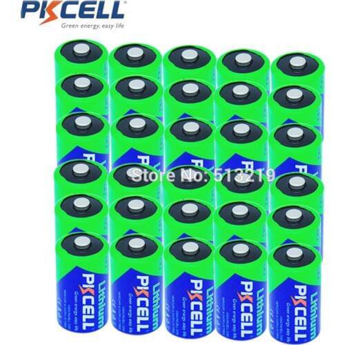 30 x PKCELL CR2 15270 CR15H270 3V 850mAh CR2 3V Lithium Battery
