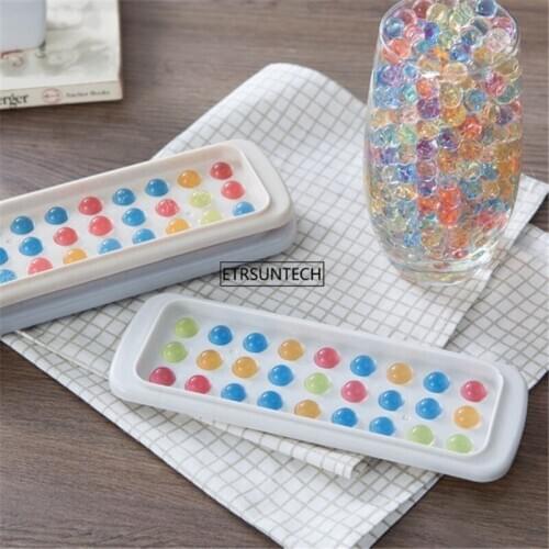 50pcs Mini Ice Ball Mold Ball With Lid Ice Tray Tray With Lid Ice Box Tray Ice Decoration Cube Box Manufacturing Mold