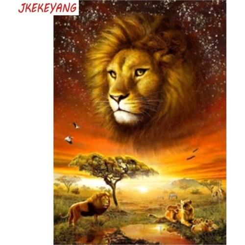 5D DIY square/round Diamond Painting Lion king Cross Stitch Diamond Embroidery Pattern Rhinestone home decor J2263