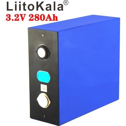 LiitoKala 3.2v 280Ah lifepo4 battery for e-scooter energy storage solar system 12 v 280ah no 3.2v 200ah rechargeable battery