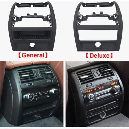 Car Air Conditioner Rear Center Console Air Outlet Frame Trim Cover For BMW 5 Series F10 F11 F18 523i 525i 528i 530i 2010-2017