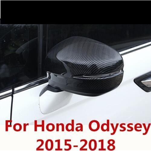 For Honda Odyssey 2015-2018 Car Rear-view Mirror Covers Shell Rearview Mirror Edge Guards Cover Exterior decoration Accessories