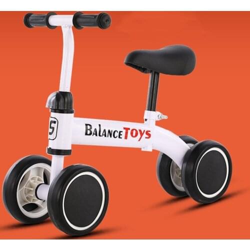 Baby Learning Walker Baby Balance Bike No Pedals Tricycle Riding Toys Kids Bicycle Balance Scooter No Handbrake