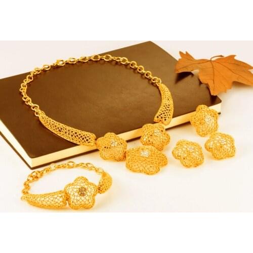 Ethiopian Jewelry sets Arab/Africa Necklace/Earrings for Women Jewelry set Girls Wedding Birthday Gift