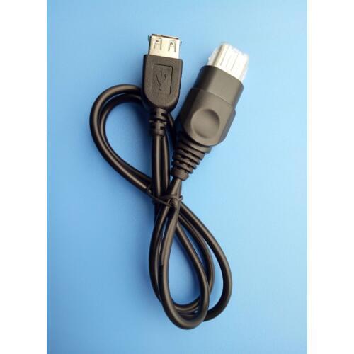 FZQWEG 1pc Controller To USB Female Converter Adapter PC USB Type A Female To for Xbox Cable Cord For Microsoft Xbox Console