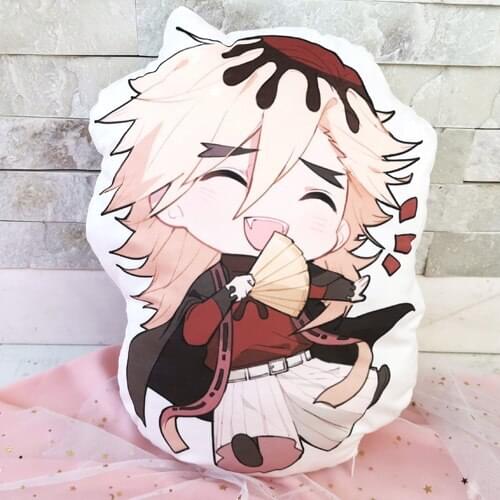 Demon Slayer Kamado Tanjirou Agatsuma Zenitsu Hashibira Inosuke 40cm Toys Plush Stuffed Doll Soft Pillow Cushion Christmas Gifts
