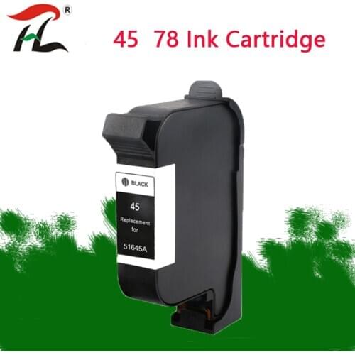 YLC Compatible 51645A Ink Cartridges compatible For hp45 hp 45 Deskjet 710c 712c 720c 722c 815c 820 ect printer