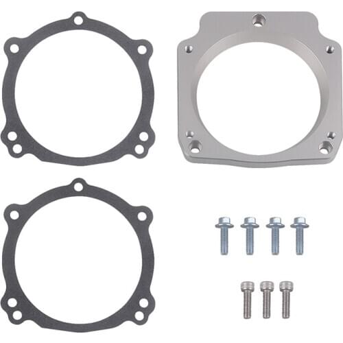 LS Throttle Body Truck Adapter - LS1 3 Bolt 92mm Intake Manifold to LS3 4 Bolt 102mm Throttle Body LM7 LR4 LQ4 LS6 L59