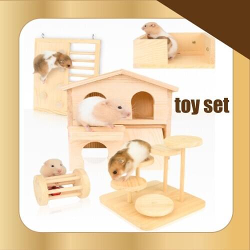 Small Pet Fun Tunnel,Hamster House And Furniture Small Pet Toy Tool,Fun For Hamster,Mixed Theme Exercise Small Pet Toy Tool