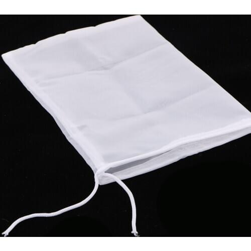 Milk Fine Nylon Strainer Bag Juices Tea Cheese Filter Mesh Cloth 15x20cm/5.90x7.87'' Kitchen Dinning Bar Supplies