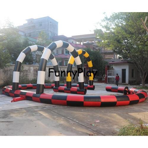 Inflatable Zorb Ball Racing Track, Inflatable Race Track Sport Games For Sale, inflatable race track