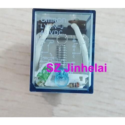 5pcs OMRON LY2N-J 48VDC Authentic Original 8Pin Relay LY2NJ DC48V 10A