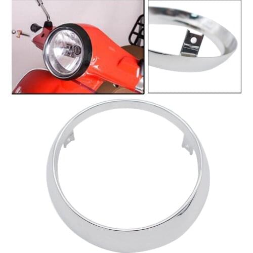 Durable Motorbike Headlight Headlamp Trim Ring for Vespa Primavera 250 300