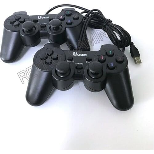 Wired and wireless game black handle for Sony PS2 controller for console joystick Double vibration vibration game handle