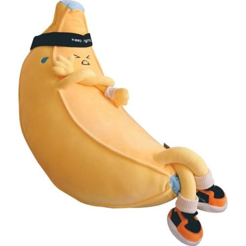 Cute banana doll sport sleeping pillow doll plush toy