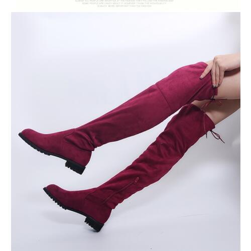 Woman Boots Sexy over the knee high women snow boots womens fashion elegant Casual high boots zapatos de mujer O7-26