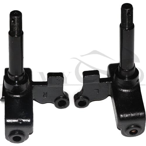 1 pair of steering struts steering knuckle spindle for 50cc 110150cc drum brake hub Buggy Go kart mini SUV kart ATV Quad parts