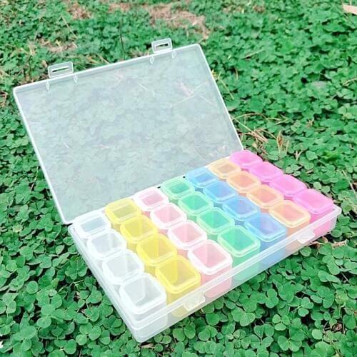 1PC 175mmx105mmx25mm Transparent Plastic Storage Box Cosmetic Bottles Containers For Nail Arts