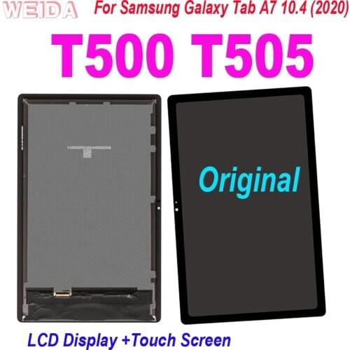 10.4" Original LCD For Samsung Galaxy Tab A7 10.4 (2020) SM-T500 T505 T500 LCD Display Touch Sensor Screen Digitizer Assembly