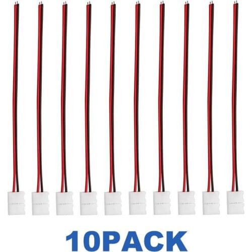 10Pcs 15cm 4 Pin 4 Pin 2835 3528 LED RGB Strip Extension Connector Cable Wire LED Strip Extension Cable G08 Drop ship