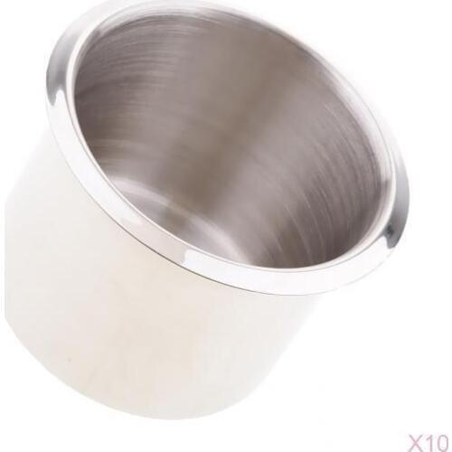 10 Pieces 2.68in. Drink Bottle Cup Beverage Holder Support Base Recessed Mount RV Boat