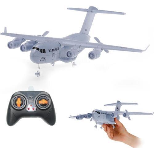 2.4GHz 2CH 3-Axis DIY RC C17 Transport Aircraft Wingspan EPP Model Kids Electronic Toy