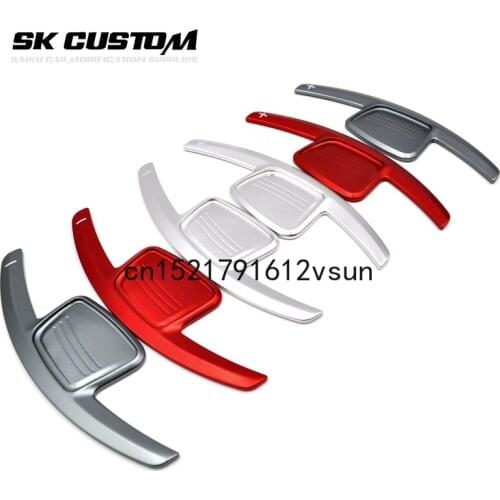 For Audi A5 S3 S5 A3 A4L A6L S4 Q5L TT Car Accessories Steering Wheel Shift Paddles Shifter Extension Aluminium Alloy 2PCS
