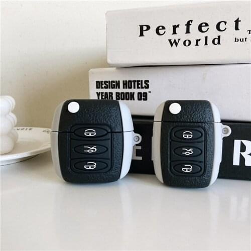 3D Car Key Shape Case For Apple Airpods 2 1 Cover Silicone Earphone Case For Airpod Pro Headphone Protective Case Box Capa #S0