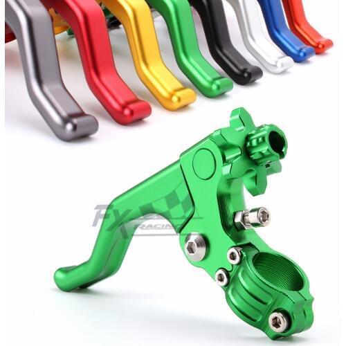 7/8" CNC Stunt Clutch Lever Pull Cable Perch System For Kawasaki KX 65 80 85 100 KX125 KX250 KX500 1995 - 2016 1996 1997 1998