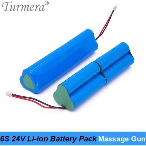 Massage gun 24V 3400mAh 6S1P Rechargeable Lithium Battery for Massage Gun Muscle Massage Replace Battery and Screwdriver Battery