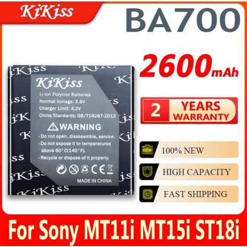 2600mAh BA700 Mobile Phone Battery For Sony Ericsson MT11i MT15i MK16i ST18i St18a SO-03C For Xperia Neo / Pro / Neo V / Ray