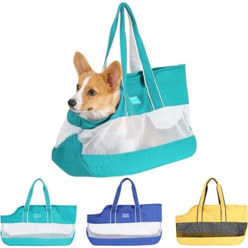Big Space Pet Handbag Dog Cat Carrier Bag Outdoor Travel Transporter Bag Removable Cushion Pad Head Out Tote for Small Dog Cats