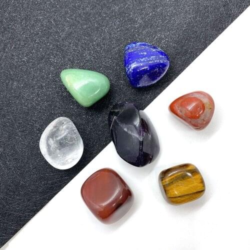 Natural Stone Irregular Natural Stone Seven Chakra Beads, Used for Fashion DIY Jewelry Making Necklace Bracelet Accessories