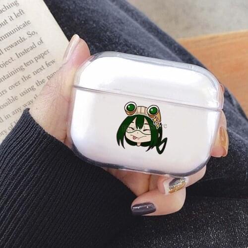 BNHA Asui Tsuyu TPU Case For Airpods Pro Earphone Case For Airpods Wireless Bluetooth Case For AirPods 3