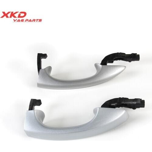 LHD Front Left&Right Exterior Door Handles Kessy For V-W Golf e-Golf 5G0837205Q 5G0837206Q