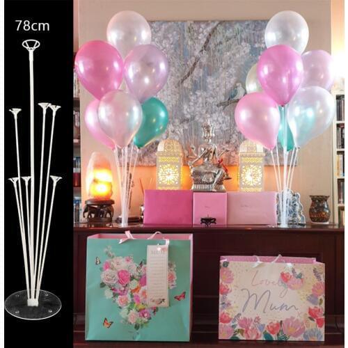 7 Tubes Balloons Stand Ballon Holder Column Confetti Balloon Birthday Party Decorations Adult Baby Shower Wedding Decor Supplies