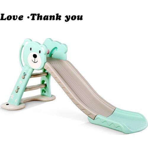 Children slide Childrens home indoor birthday toys with widening, lengthening, thickening and folding a small slide