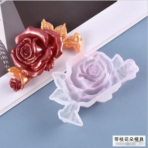 2021 New Rose Flower Resin Mold Jewelry Molds Jewelry Accessories DIY Handcraft Epoxy Resin Moulds