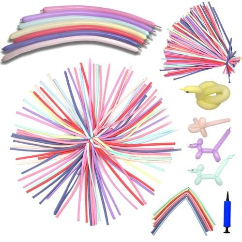 Premium Latex Twisting Balloons for Animal Balloons 260Q Magic Long Balloons Assorted Macaroon Color Wedding Birthday Decor