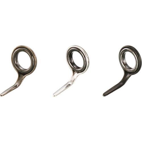 NooNRoo LS #4/5/6/7/8 20pcs Silver / Gun Smoke/ Black color Fishing Rod Repair Guide