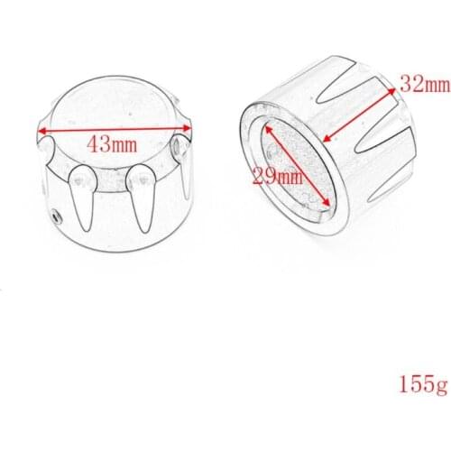 2021 New Motorcycle Front Axle Nut Cover For Electra Glide Softail Dyna Street Glide Sportster