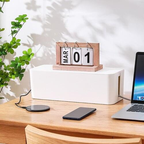 Plastic Cable Winder Storage Box Power Line Storage CasesJunction Tidy Storage Box Cable Organizator Household Necessities