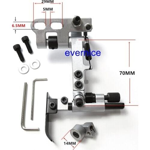 Suspending Edge Guide Kg867 For Durkopp 69 205 267 867 Pfaff 335 1245 Consew 206 with Roller guide only