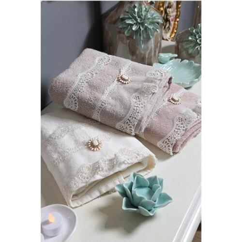 Porio Felıcıa Pink 2li Towel (30x50)